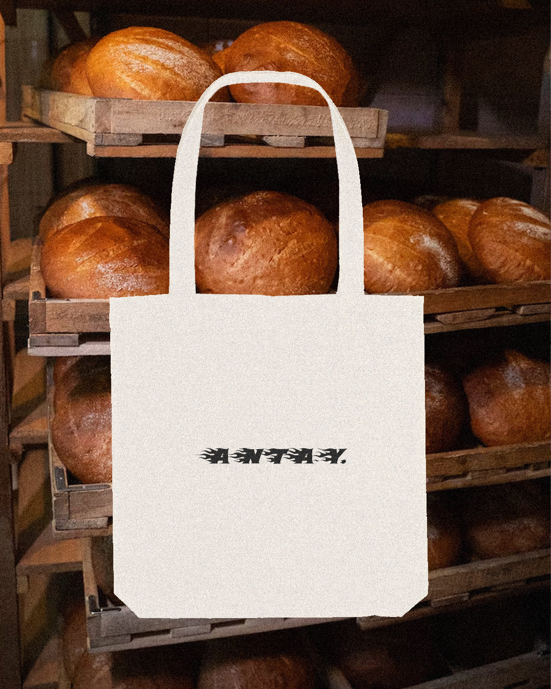 FIRE TOTE BAG // RAW