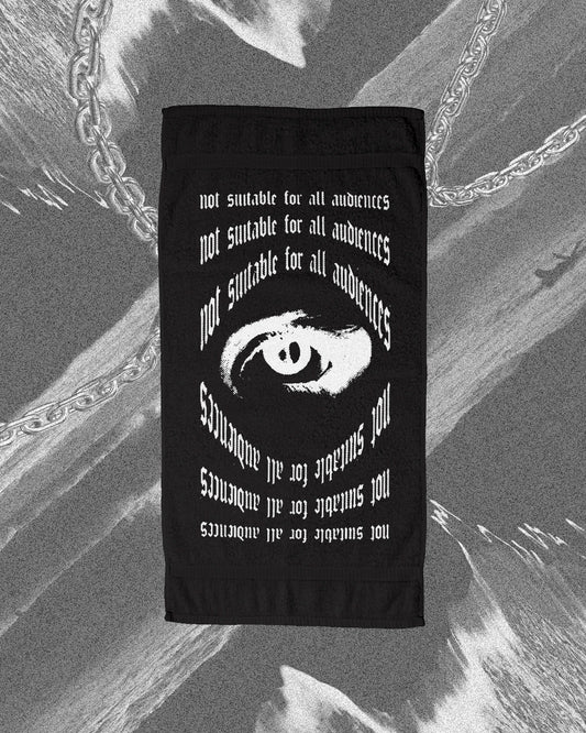 YOUR EYES TOWEL // BLACK