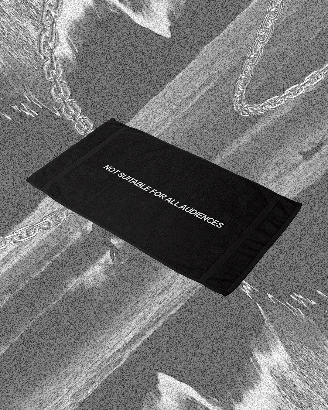 YOUR EYES TOWEL // BLACK