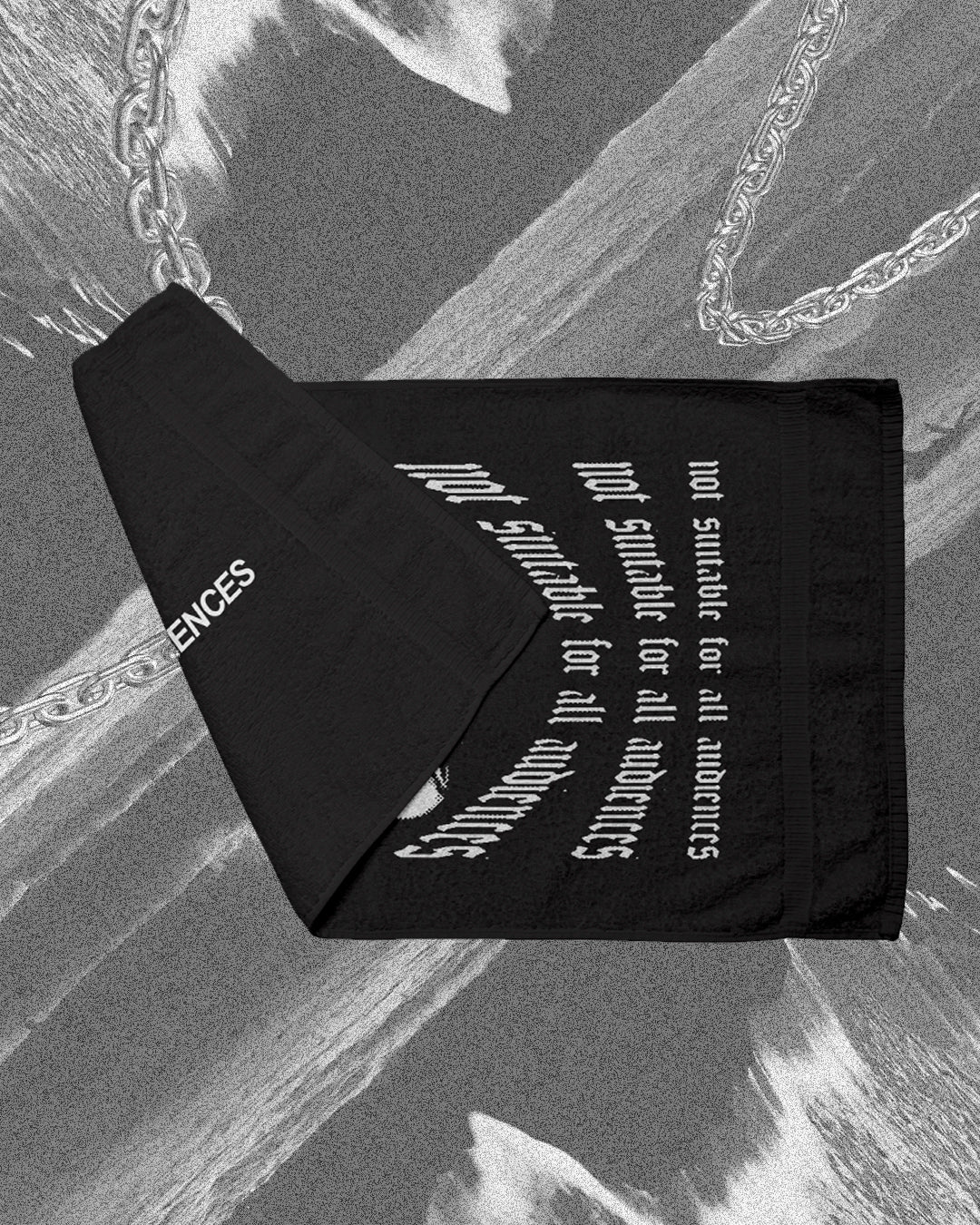 YOUR EYES TOWEL // BLACK