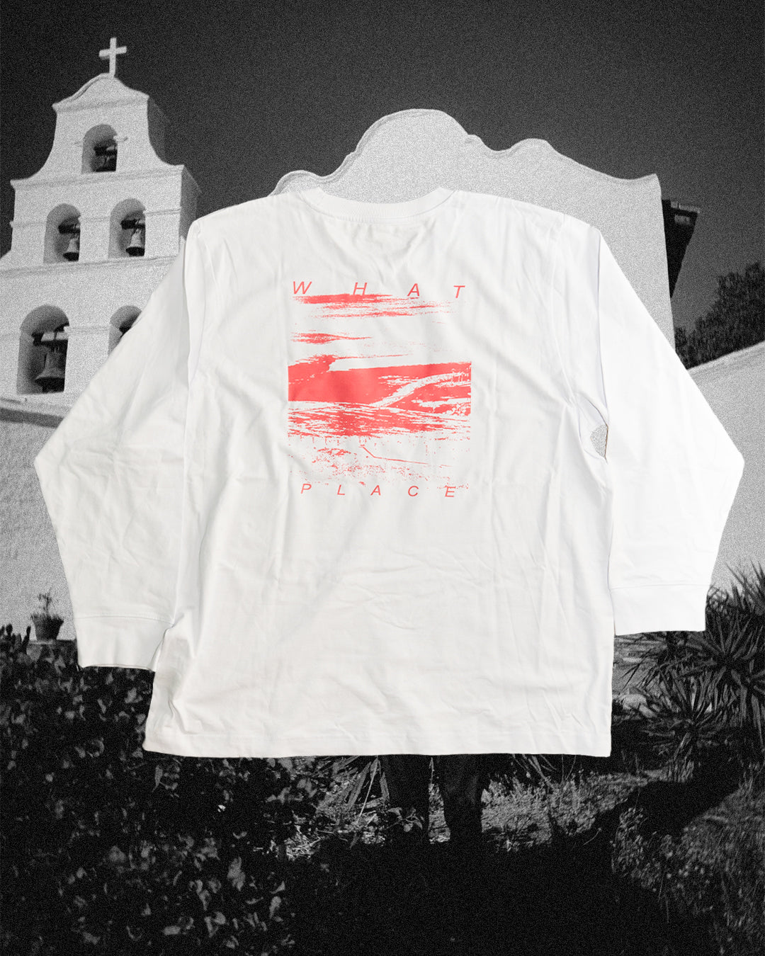 WHAT PLACE 01 LONG SLEEVE // WHITE